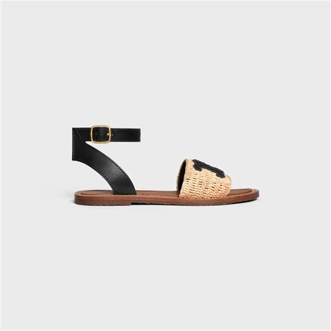 celine sandalen braun|celine clemence sandals.